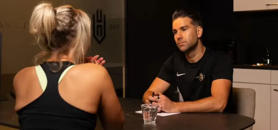 Voedingsgesprek met een coach