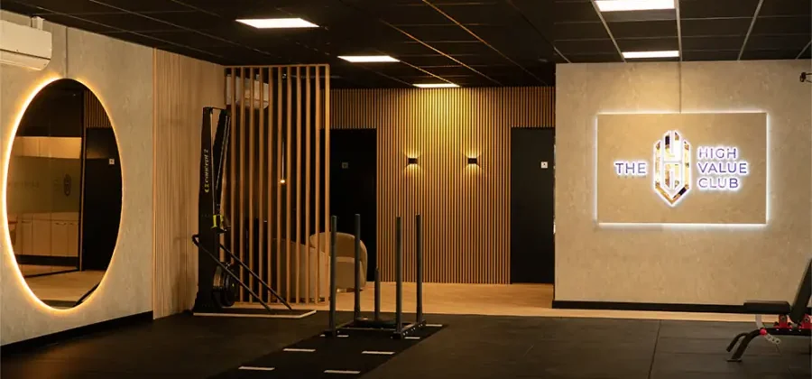 De trainingsruimte in Valkenswaard